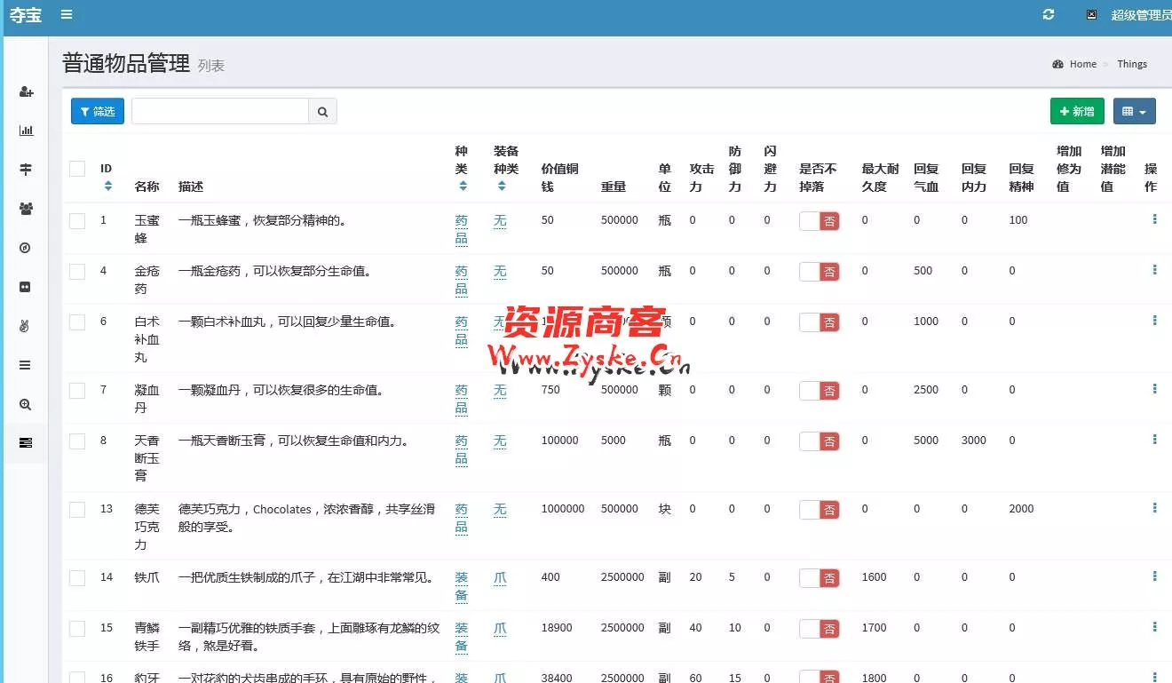 WAP文字游戏【夺宝中华】最新整理WIN系一键即玩服务端+运营后台+详细搭建教程