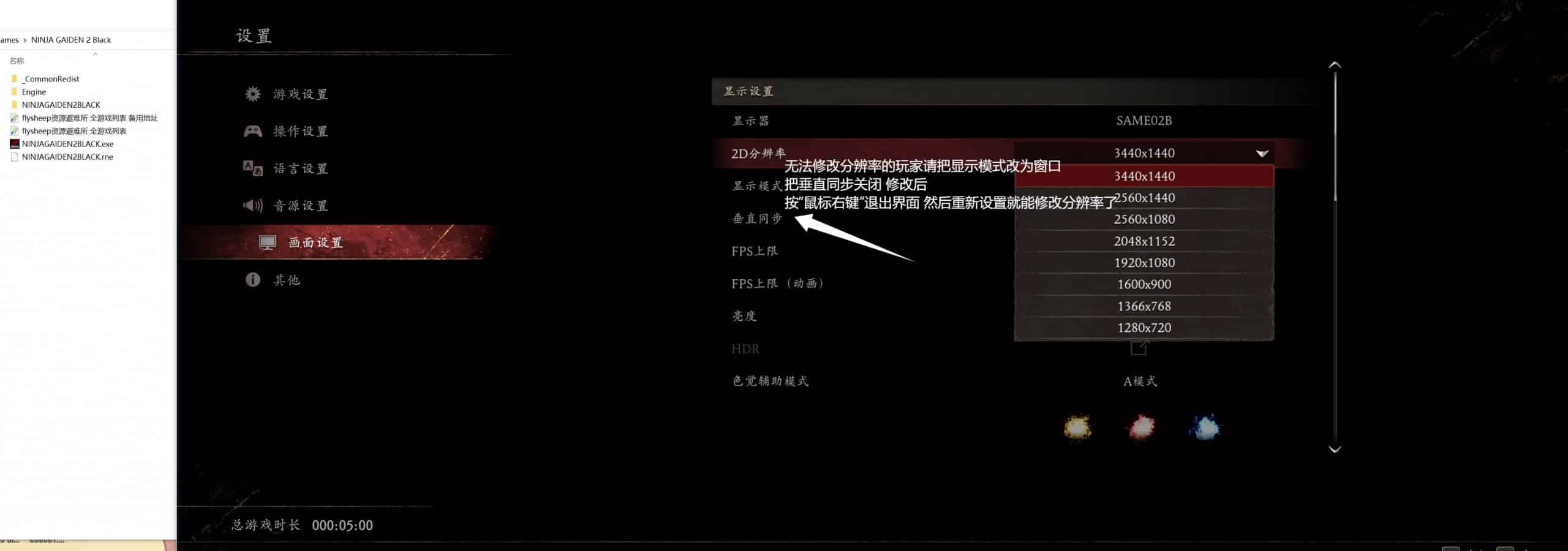 【PC单机】忍者龙剑传2 黑之章（NINJA GAIDEN 2 Black）v1.07免安装中文版
