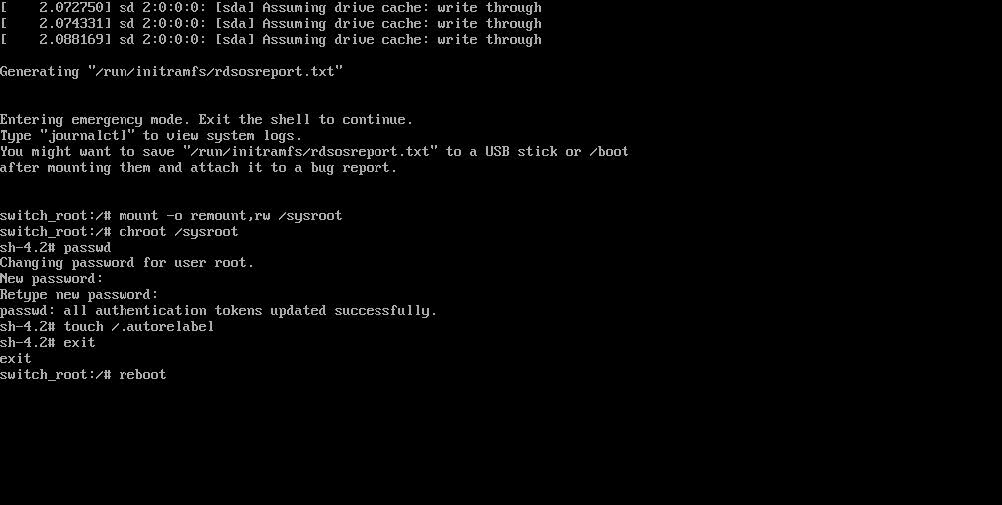 【转载】多种技巧找回Root密码详细操作步骤