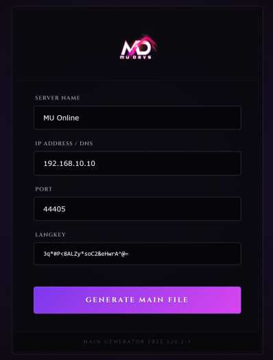 [手工架设] [2026]奇迹MU S20.2-3服务端+客户端[MUDevs][搬运][夸克网盘]