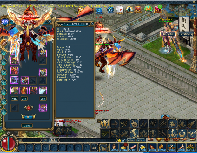 [手工架设] 【首发】天晴征服OL-斗战苍穹-非汉化-全新3D地图模型斗神职业神纹系统-有视频录像