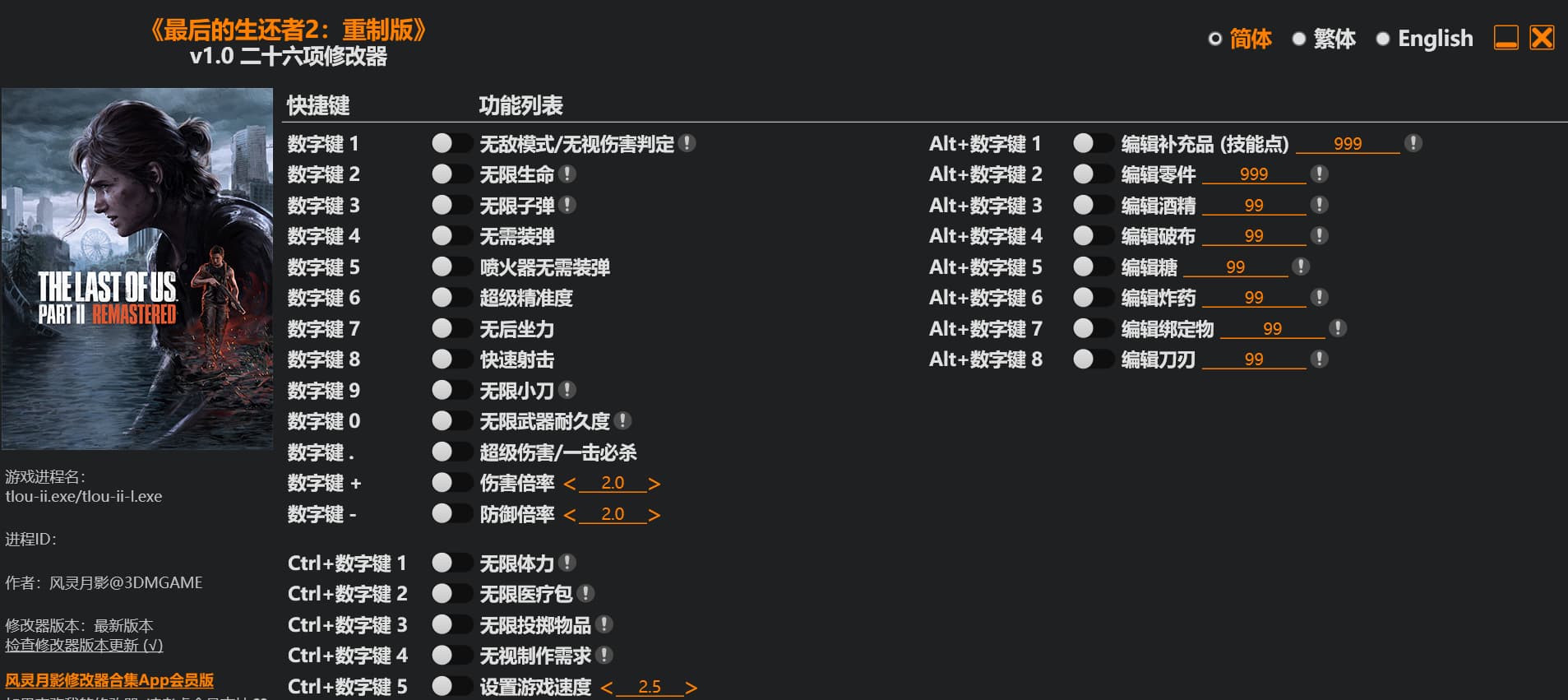 【PC单机】美国末日2/最后的生还者2（The Last of Us Part II Remastered）v1.0.1免安装中文版