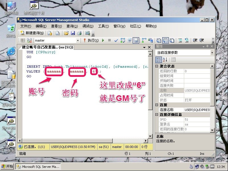 C9【第九大陆】修改点券，金币，技能点方法以及GM命令和物品ID（更新注册账号和GM）
