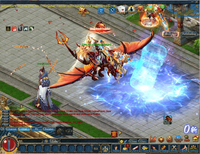 [手工架设] 【首发】天晴征服OL-斗战苍穹-非汉化-全新3D地图模型斗神职业神纹系统-有视频录像