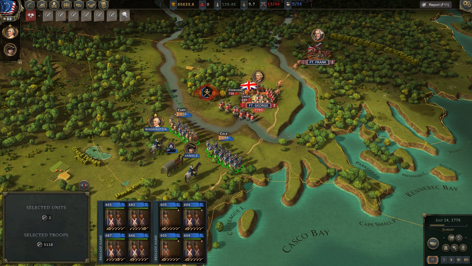 【PC单机】终极将军 美国独立战争（Ultimate General American Revolution）v1.03 TENOKE中文版-七玩网资源站