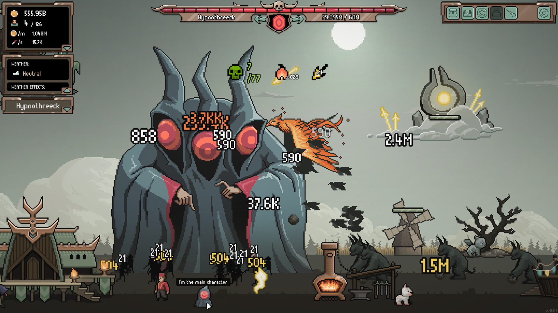 【小游戏】闲置冲锋（IDLE BOSS RUSH）RUNE英文版