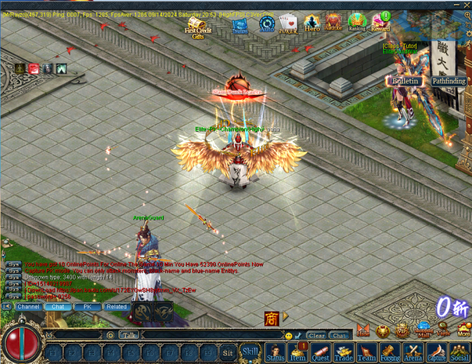 [手工架设] 【首发】天晴征服OL-斗战苍穹-非汉化-全新3D地图模型斗神职业神纹系统-有视频录像